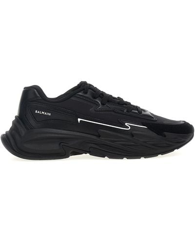 Balmain Run-Row Sneakers - Black
