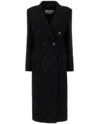 Alexandre Vauthier Wool Blend Coat - Black