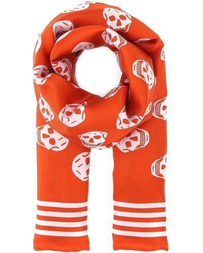 Alexander McQueen Scarves And Foulards - Red