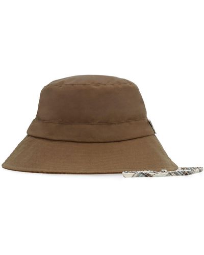 Barbour By Alexachung - Ghillie Wax Bucket Hat - Brown