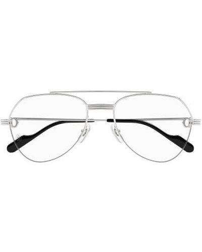Cartier Ct0409O Glasses - Metallic