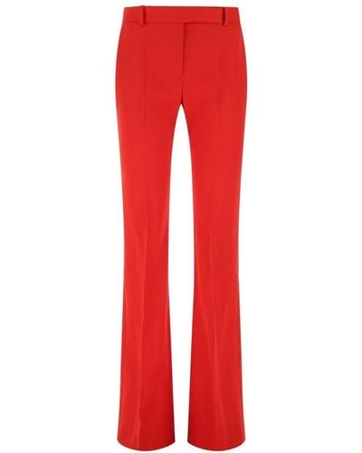 Alexander McQueen Wool Pants - Red