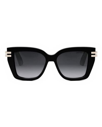 Dior Cdior S1i Square Frame Sunglasses - Black