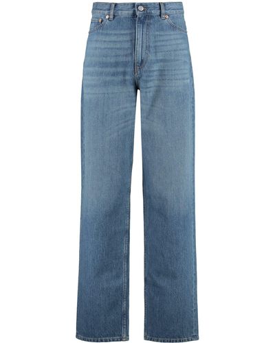Valentino Wide-leg Jeans - Blue