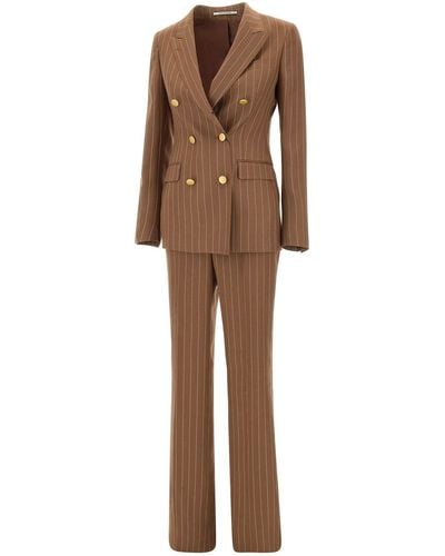 Tagliatore Parigi Linen Two-Piece Suit - Natural