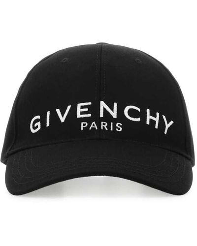 Givenchy Cotton Blend Baseball Cap - Black