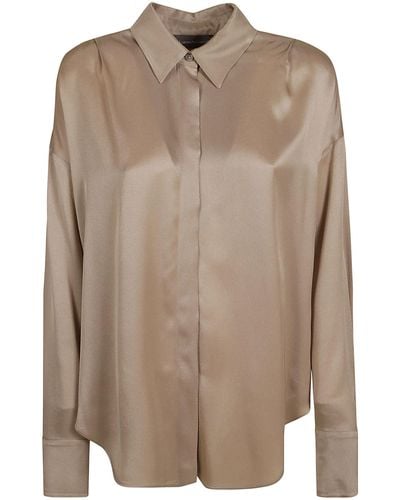 Lorena Antoniazzi Long-Sleeved Shirt - Brown