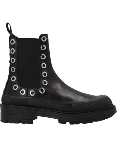 Alexander McQueen 'boxcar' Ankle Boots - Black