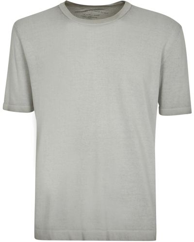 Original Vintage Style Reverse T-Shirt - Gray