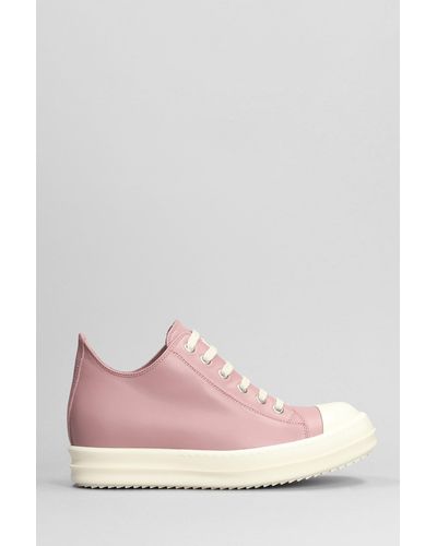 Rick Owens Low Sneakers - Pink