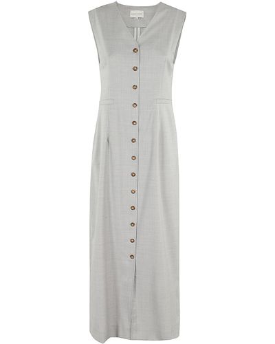 Loulou Studio Long Buttoned - Gray