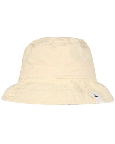 Jil Sander Bucket Hat With Logo Label - Natural