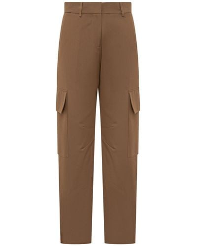 Palm Angels Cargo Trousers - Brown