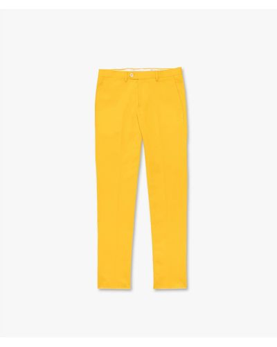 Larusmiani Pants Delon Pants - Yellow