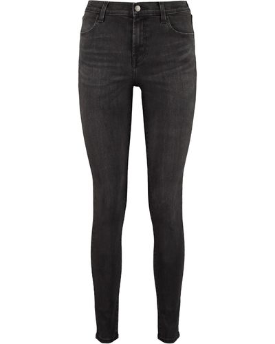 J Brand Maria Skinny Jeans - Black