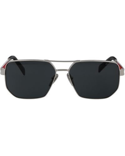 Prada Linea Rossa 0Ps 51Zs Sunglasses - Black
