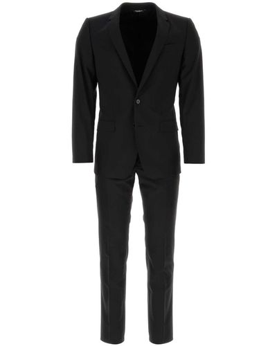 Dolce & Gabbana Light Wool Martini Suit - Black