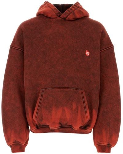 Alexander Wang Brick Cotton Blend Sweatshirt - Red