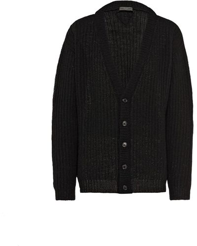 Prada Wool Cardigan - Black