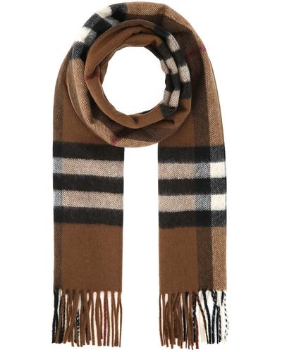 Burberry Embroidered Cashmere Scarf - Black