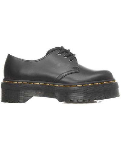 Dr. Martens 1461 Quad Platform Lace-up Shoes - Gray