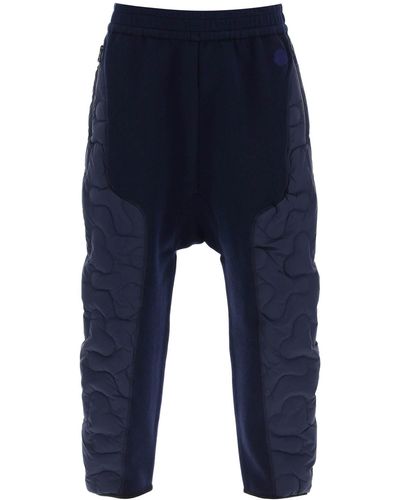 Moncler Genius Padded Quilted Trousers - Blue