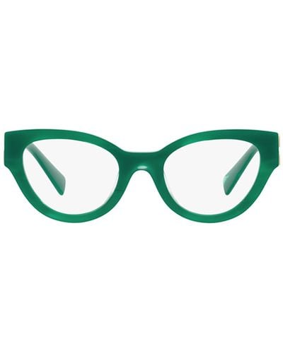Miu Miu Mu 01Vv Glasses - Green