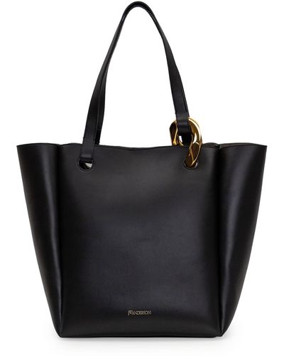 JW Anderson Chain Shopping Bag - Black