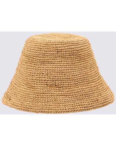 IBELIV Natural Raffia Andao Hat