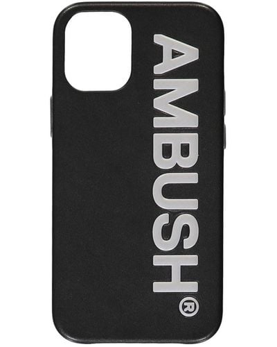 Ambush Logo Detail Iphone 12 Mini Case - Black