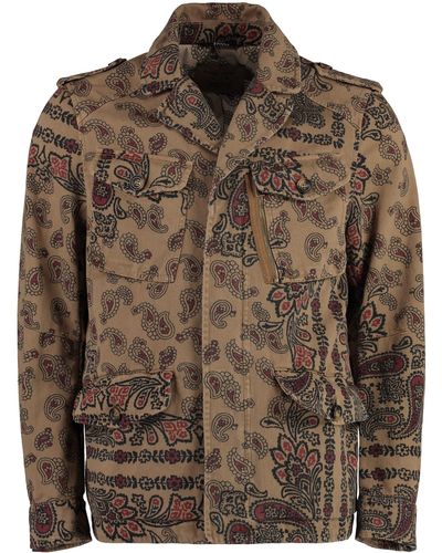 Bazar Deluxe Zippered Cotton Jacket - Brown