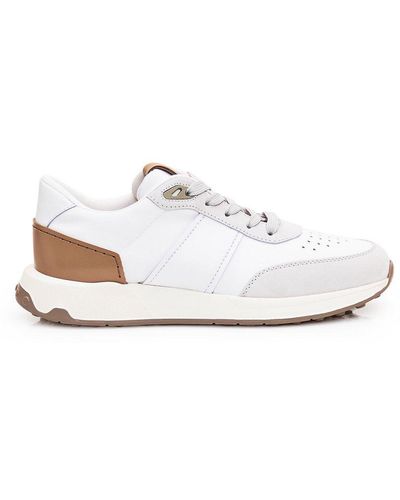 Tod's Round Toe Lace-Up Trainers - White