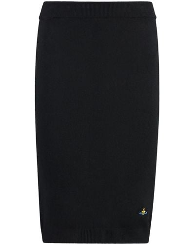 Vivienne Westwood Bea Knit Skirt - Black