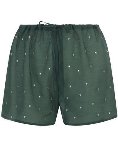 Oséree Gem Shorts - Green