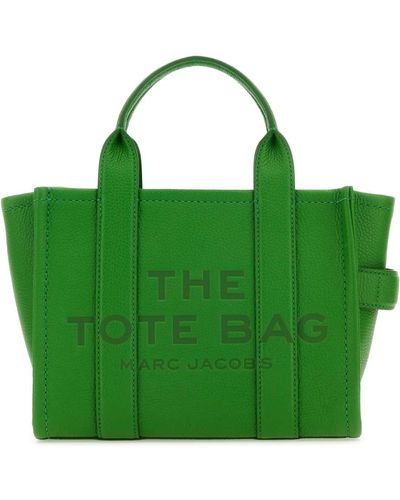 Marc Jacobs Leather Mini The Tote Bag Handbag - Green