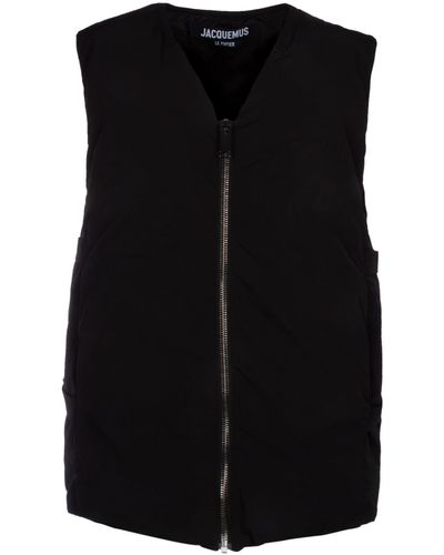 Jacquemus Jackets And Vests - Black