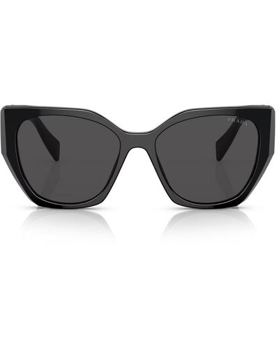 Prada Pr19Zs Symbole 1Ab5S0 Nero Sunglasses - Grey