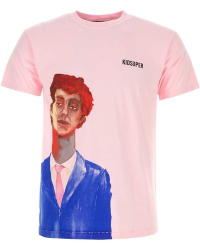 Kidsuper Cotton T-Shirt - Pink