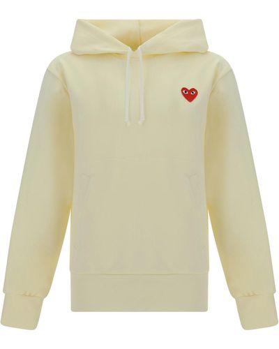COMME DES GARÇONS PLAY Play Hoodie - White