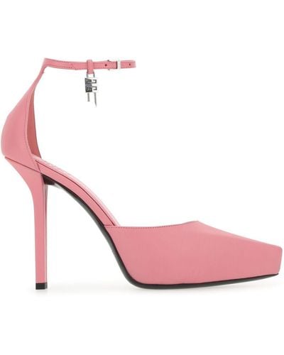 Givenchy Pink Leather G-lock Court Shoes