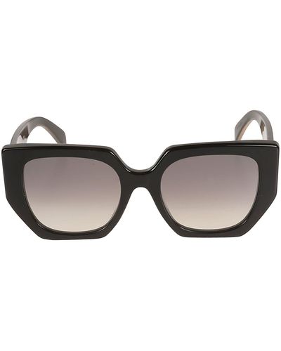 Celine Wayfarer 6 Side Sunglasses - Black