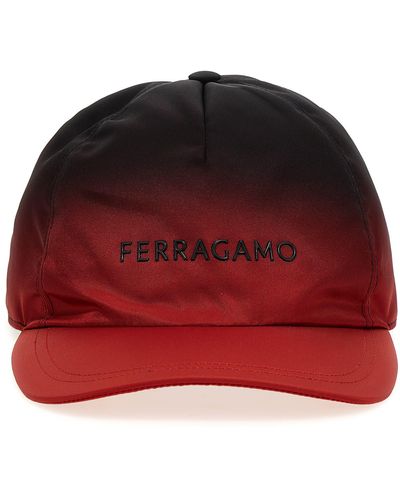 Ferragamo Lettering Logo Cap - Red