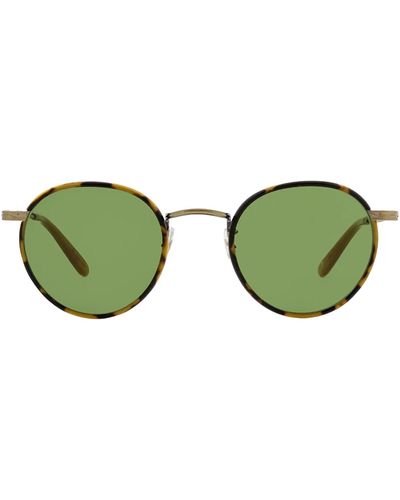Garrett Leight Wilson Sun Sunglasses - Green
