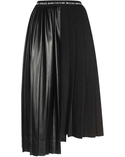 Versace Asymmetric Skirt - Black