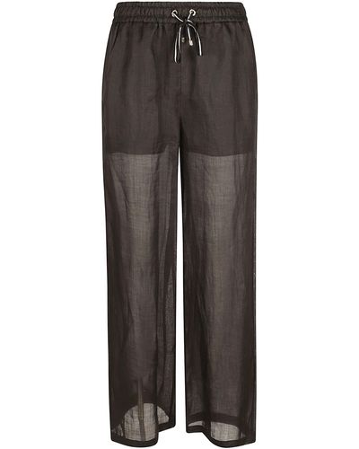 Lorena Antoniazzi Straight Laced Trousers - Grey