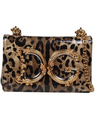 Dolce & Gabbana Dg Girls Shoulder Bag - Brown