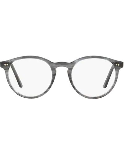 Polo Ralph Lauren Ph2083 Shiny Striped Glasses - White