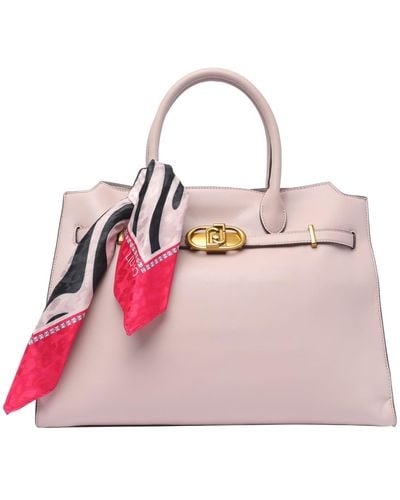 Liu Jo Logo Satchel Bag - Pink