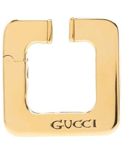 Gucci Logo Cuff Earring - Metallic