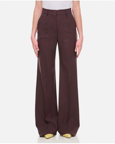 Sportmax Oxalis Straight Trousers - Red
